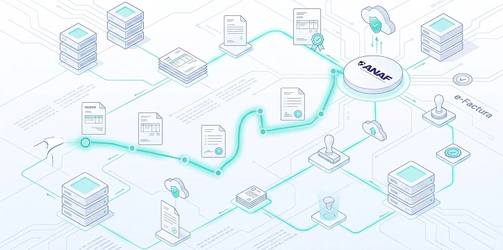 Flux e-Factura către ANAF